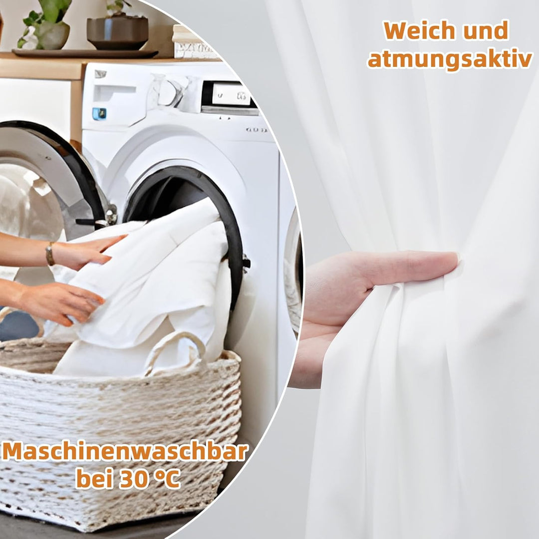 Hausbett Himmel mit Lichterkette 2 Stück Deko Baldachin Hausbett Vorhang,Betthimmel Musselin Stoffhi