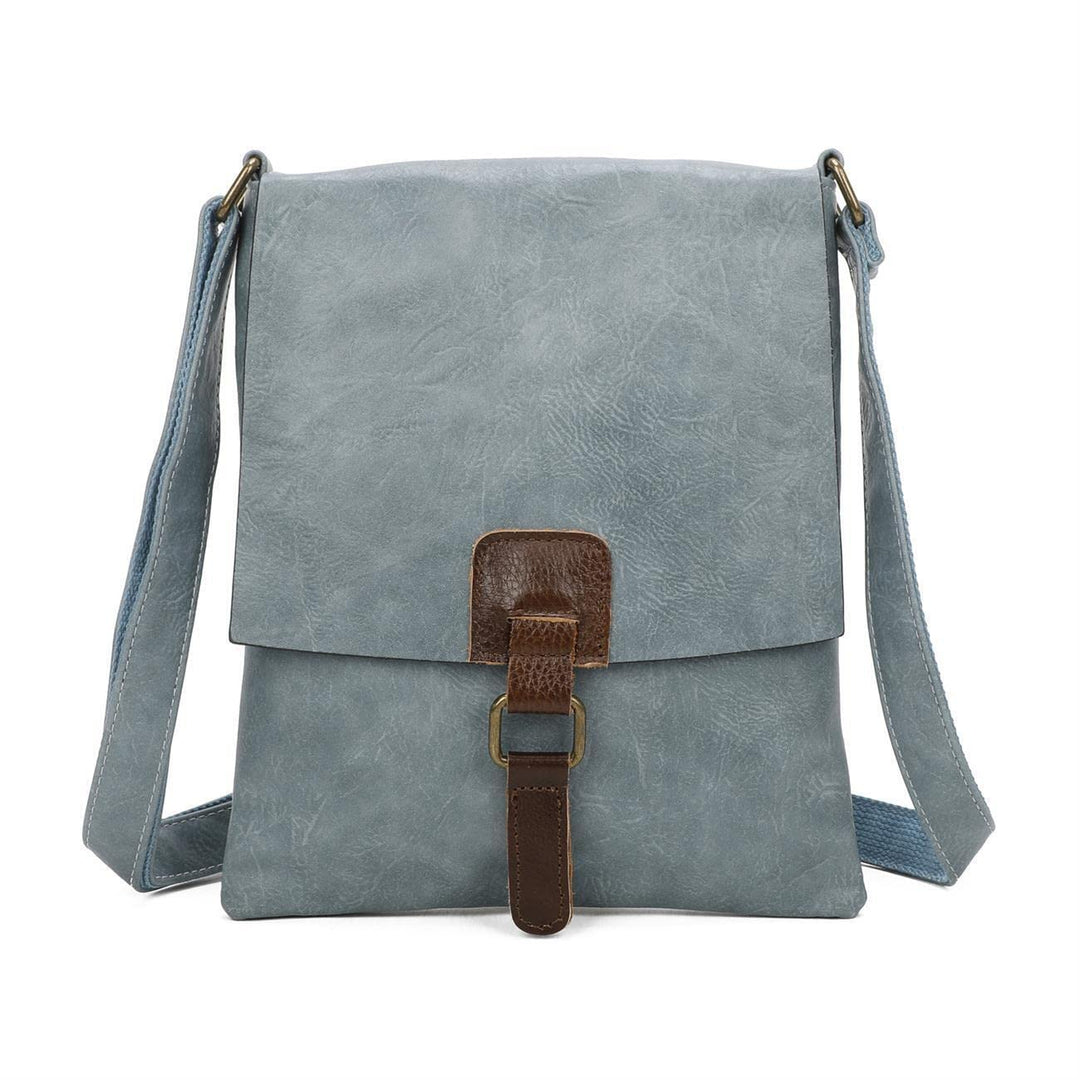 ITALYSHOP24 OBC Damen Tasche Crossbody Handtasche Messenger Schultertasche Umhängetasche Shopper Tab