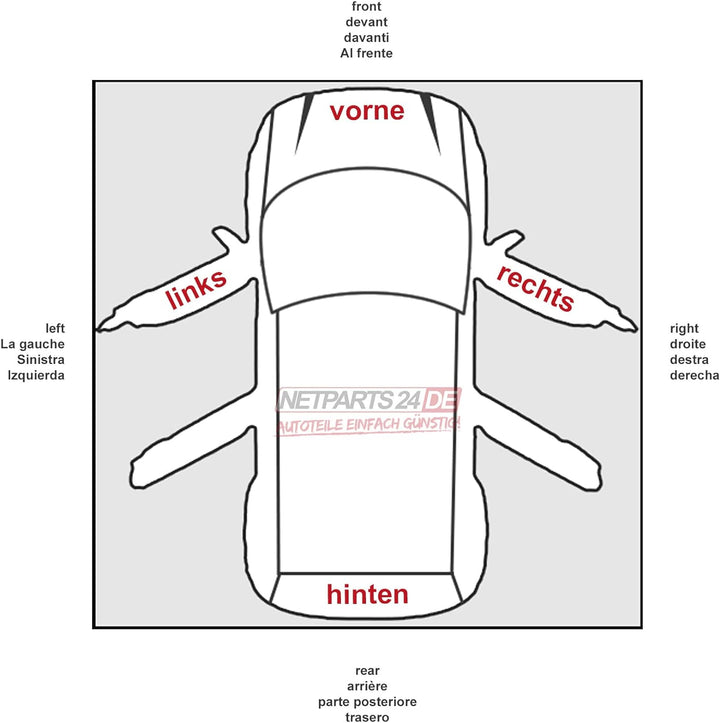 Johns, Scheinwerfer passend für VW Polo 02 9N 04/05-01/12 rechts + Leuchtmittel