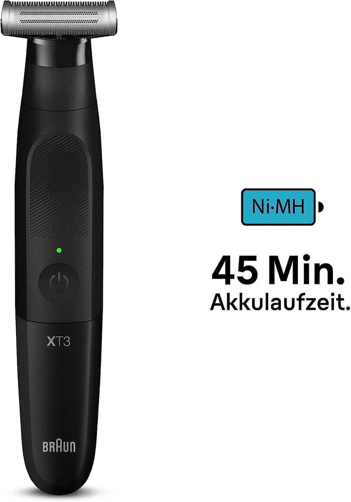 Braun Series X Barttrimmer/ Bodygroomer / Elektrorasierer Herren / Haarschneidemaschine Profi, 5 Auf