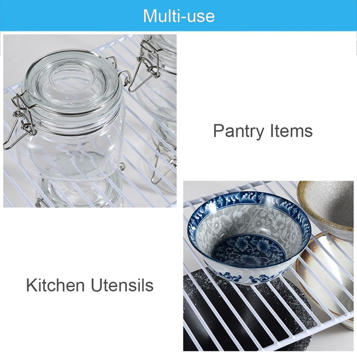 IPEGTOP Set mit 6 Mini-Küchenschrank-Organizern, 27,7 x 13,9 cm, Gefrierschrank-Organisation, Aufbew