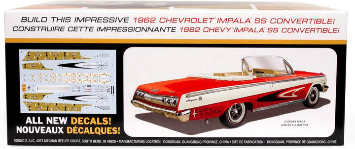 AMT - 1/25 1962 Chevy Impala Convertible - Plastikmodellbausatz