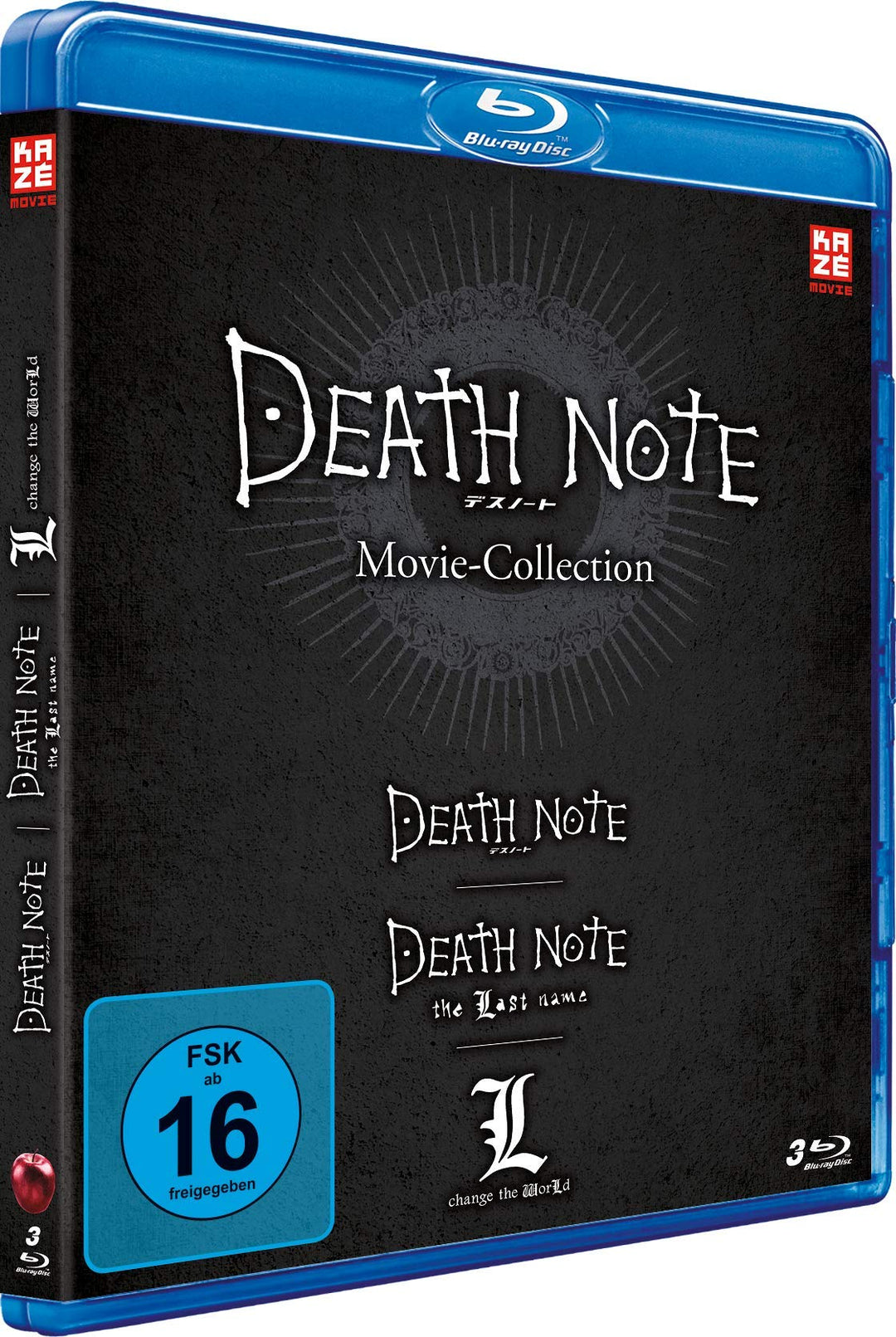 Death Note Movies 1-3: Death Note / The Last Name / L-Change the World [3 Blu-rays], Blu-ray