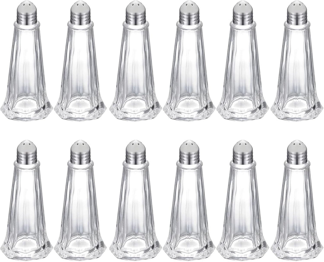 Westmark Universalstreuer, 12 Stück, Fassungsvermögen: je 40 ml, Glas/Rostfreier Edelstahl, New York