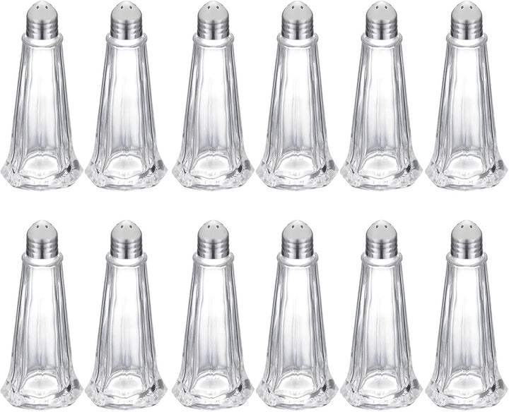 Westmark Universalstreuer, 12 Stück, Fassungsvermögen: je 40 ml, Glas/Rostfreier Edelstahl, New York