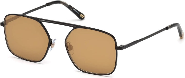 WEB Unisex-Erwachsene WE0209 02G 53 Brillengestelle, Schwarz (Nero OpacoMarrone Specchiato), 53.0