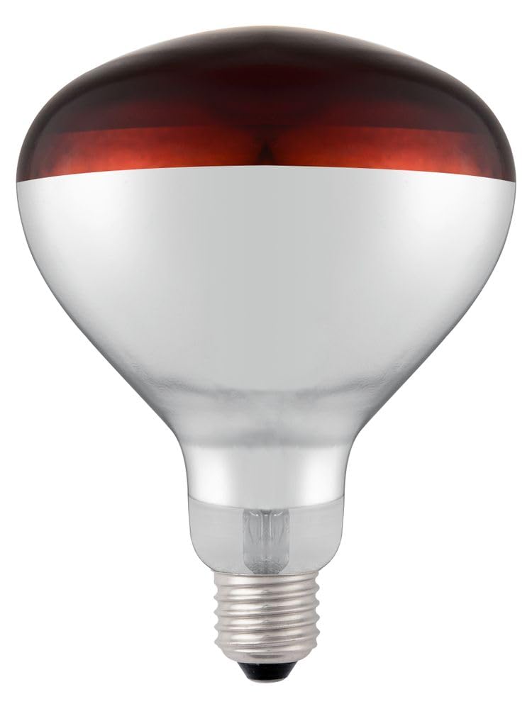 HENDI Infrarotlampe, für Wärmelampen und Wärmebrücken, zum Warmhalten von Speisen, Bruchsicher, E27
