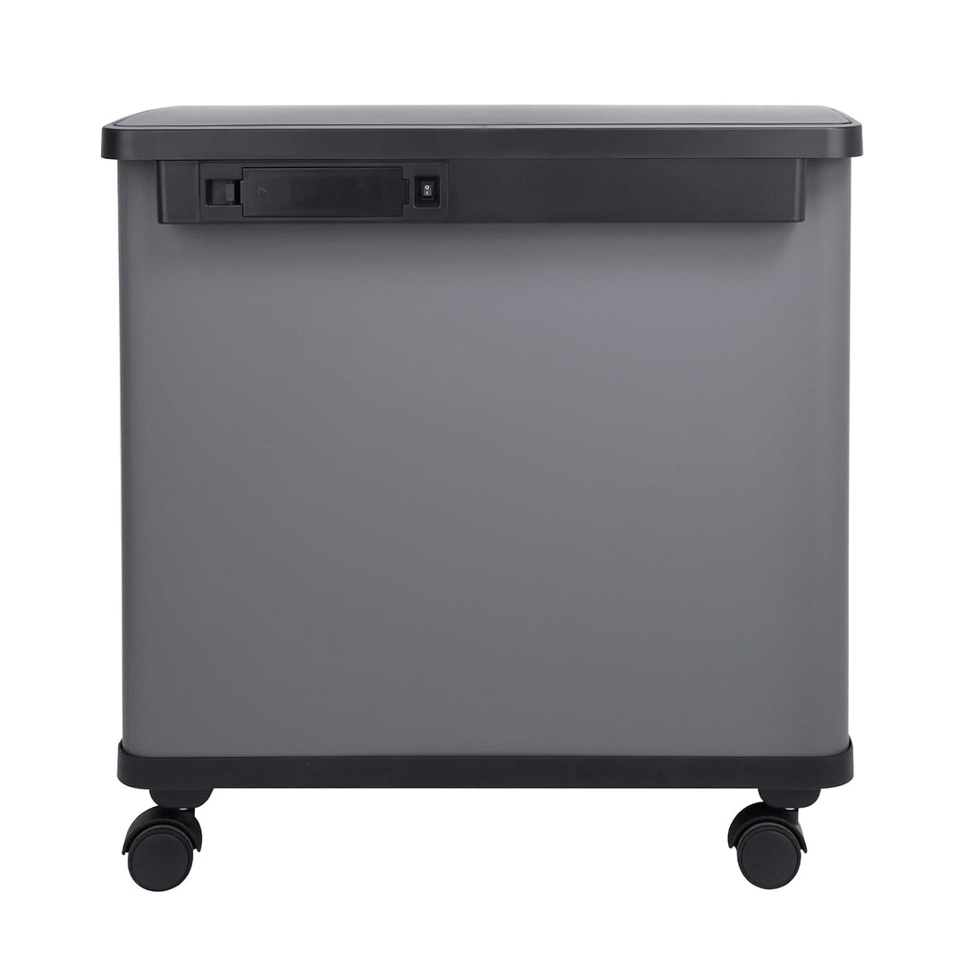 SVITA SR3X18 54L Sensor-Mülleimer 3 Fächer Mülltrennsystem Abfalleimer Stahl Grau SR3X18 (54L) Grau,