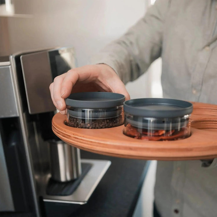 HATTY HAYS Vorratsgläser mit Deckel luftdicht [12x160ml] BPA-FREI | mottensichere Vorratsdosen | Gew