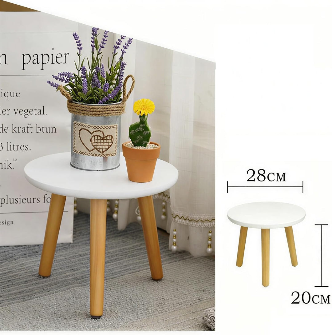 Pflanzenständer Blumenständer, Pflanzenregal Blumenhocker Holz, Pflanzenhocker Weiss, Geeignet für V