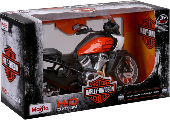 MAISTO Harley Davidson Pan America 1250 ´21 - Modellmotorrad 1:12 Originalgetreues Sammlermotorrad S