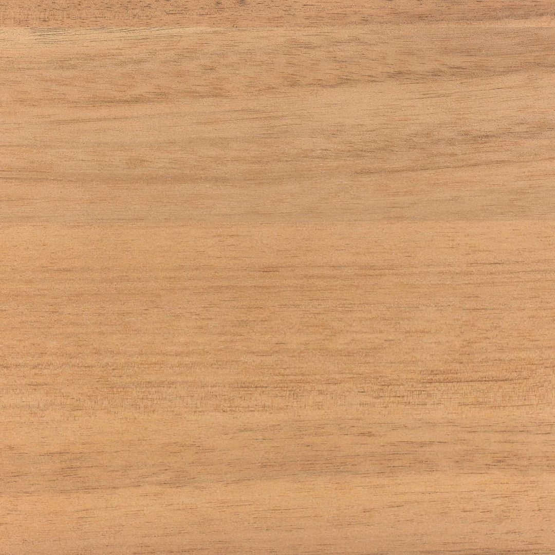 Beliani Outdoor-Kücheninsel zertifiziertes Holz braun schmal 50x50 cm mit Regalen Ivrea