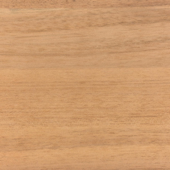 Beliani Outdoor-Kücheninsel zertifiziertes Holz braun schmal 50x50 cm mit Regalen Ivrea