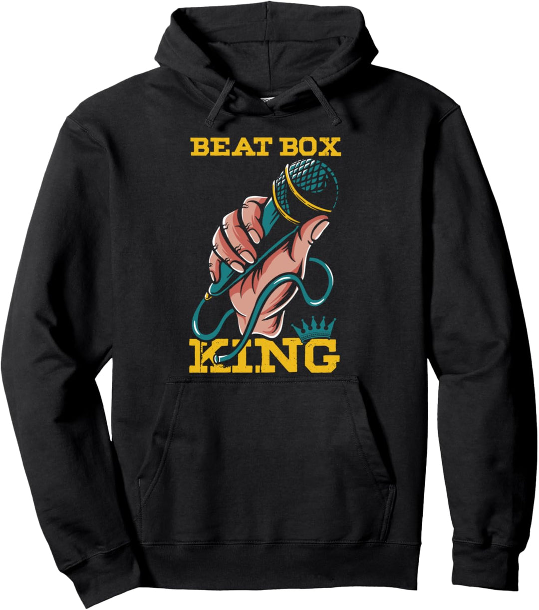 Cooler Beatbox Künstler Sänger Ghetto Rap Beatboxer Hiphop Pullover Hoodie