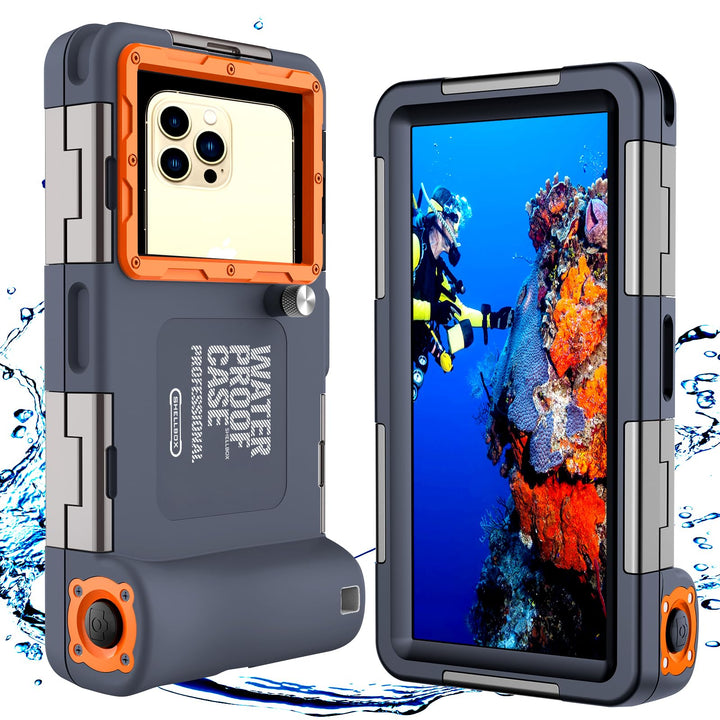 ZLIME wasserdichte Handyhülle 7.0 Zoll Unterwasser Wasserfeste Handy Wasserschutzhülle Handytasche,