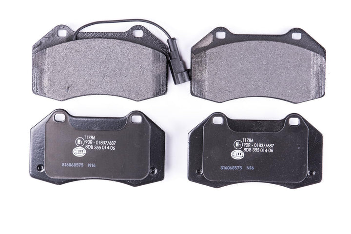 HELLA PAGID 8DB 355 014-061 Bremsbelagsatz - T1786 - Dicke/Stärke: 15.3mm - Bremssystem: Brembo - mi