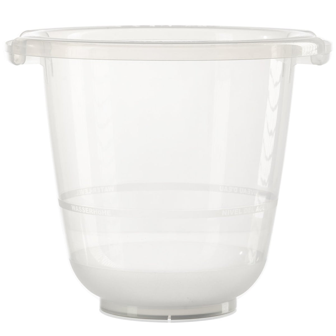 tummy tub das Original - Badeeimer kippsicher, rutschfest und schadstofffrei, transparent, für Klein