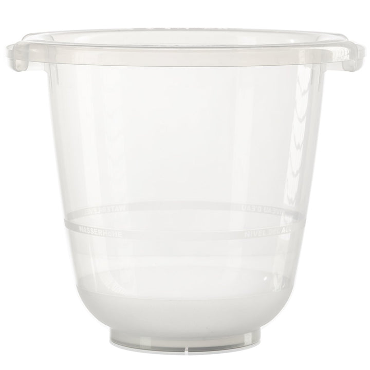 tummy tub das Original - Badeeimer kippsicher, rutschfest und schadstofffrei, transparent, für Klein
