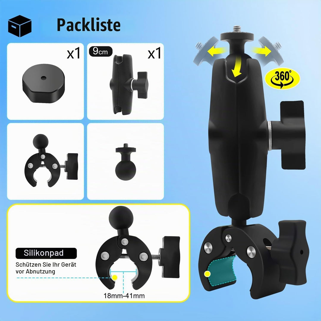 Stativ Halterung, 1/4 Klemme RV Leiter Dach Gestell Kompatibel für Starlink Mini für Original Rohr A