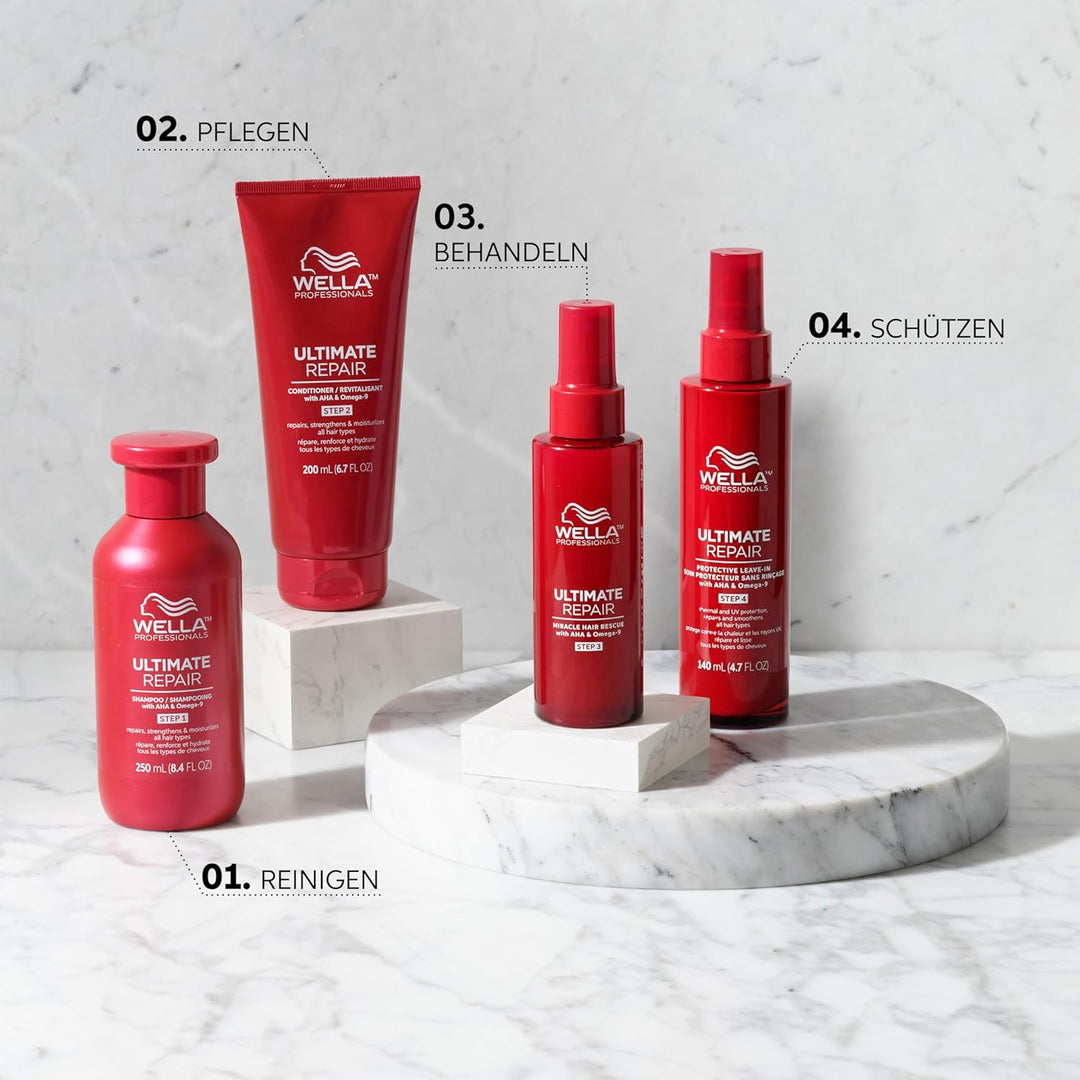 Wella Professionals Ultimate Repair Vorteils-Set – sulfatfreies Shampoo zur Tiefenreinigung &amp; repari