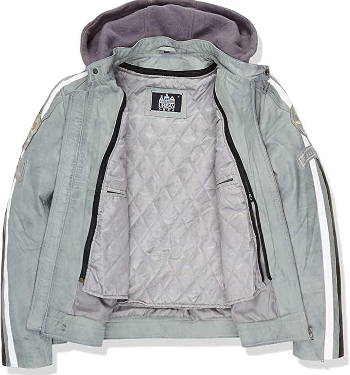 URBAN 5884 Unisex 58 Gents Motorradjacke (1er Pack) S Hellgrau, S Hellgrau