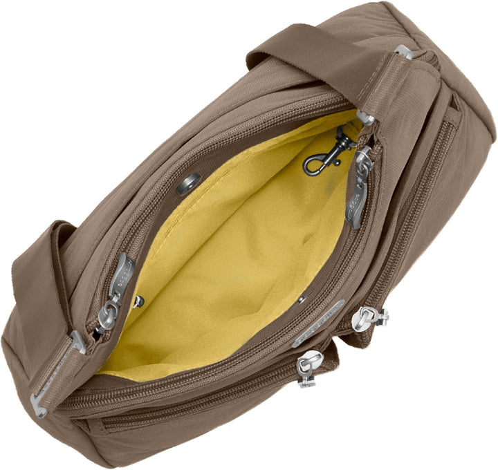 Baggallini Cross-Over-Crossbody-Tasche – leicht, wasserabweisend Portobello, Portobello