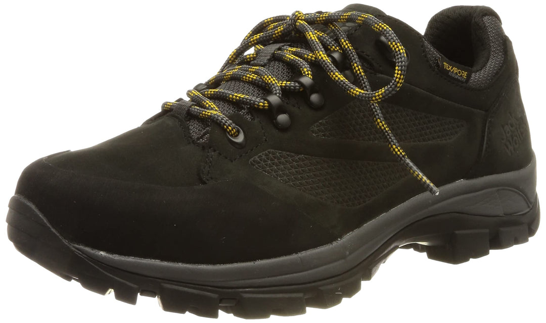 Jack Wolfskin Unisex Rebellion Texapore Low MWalking-Schuh 40/40.5 EU Phantom Burly Yellow Xt, 40/40