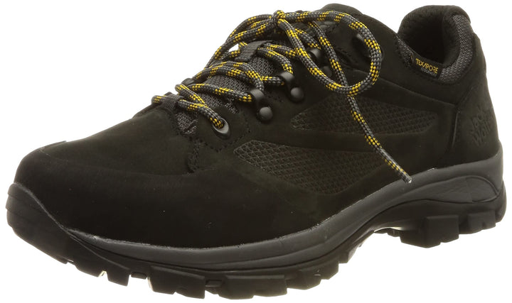 Jack Wolfskin Unisex Rebellion Texapore Low MWalking-Schuh 40/40.5 EU Phantom Burly Yellow Xt, 40/40