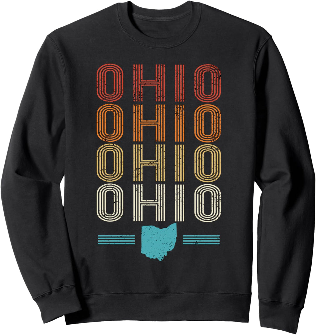 Retro Ohio State Pride Sportfan Geschenk Sweatshirt