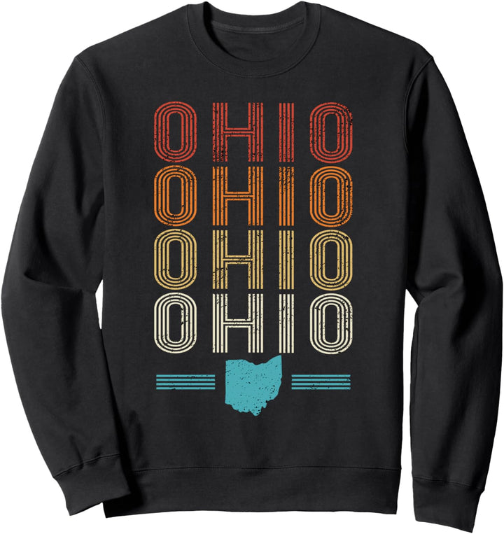 Retro Ohio State Pride Sportfan Geschenk Sweatshirt