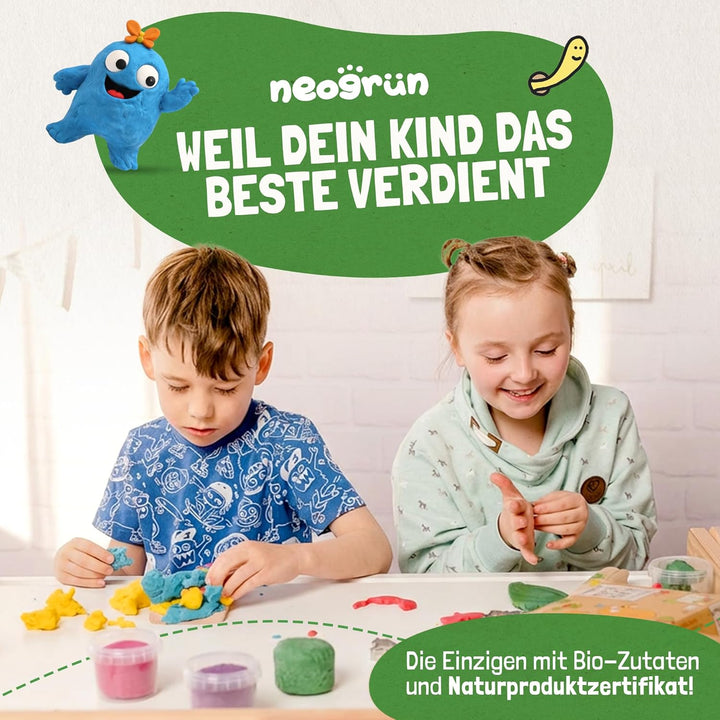 Easy-Knete – Vegane Bio-Spielknete für Kinder – Extra weiche, leicht formbare & lufttrocknende Knete