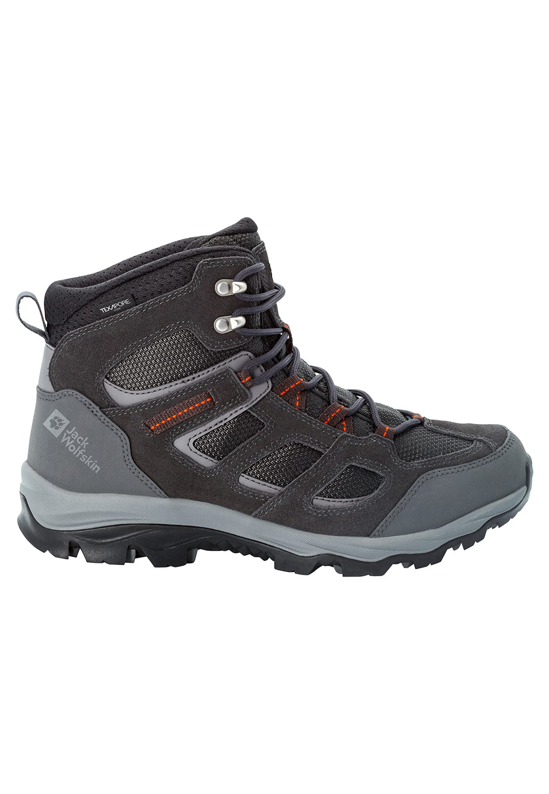 Jack Wolfskin Herren Vojo 3 Texapore Mid M Outdoorschuhe 39.5 EU Grey Orange 2023, 39.5 EU Grey Oran