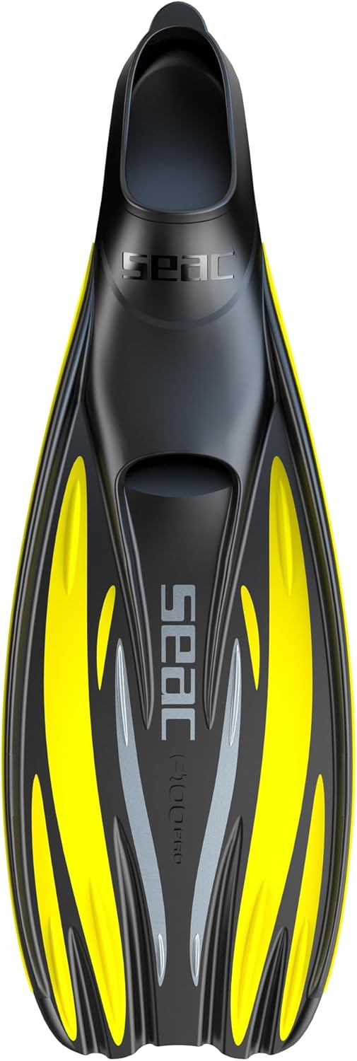 SEAC Unisex Tauchen Flosse F-100 Pro gelb 40/41, gelb 40/41