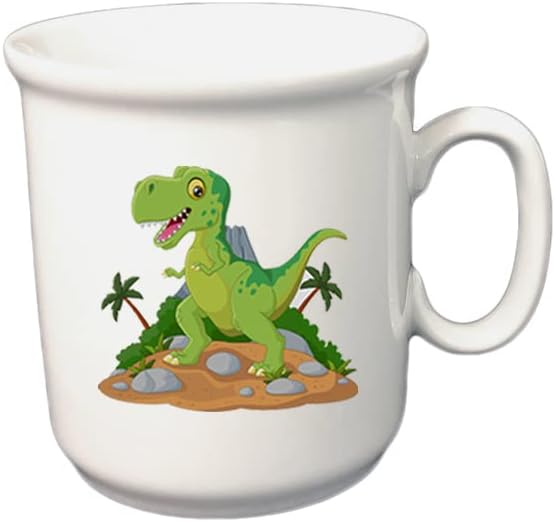 Kindergeschirr personalisiert - Frühstücksservice 3-tlg. Porzellan Tiermotive Teller Becher Schale p