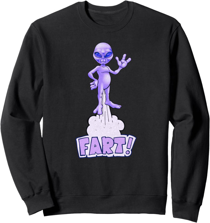 Bereich 51 Alien Furz Sweatshirt