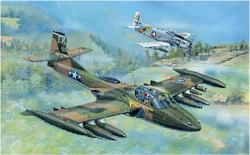 Trumpeter 002888-1/48 A37A Dragonfly Modellbausatz