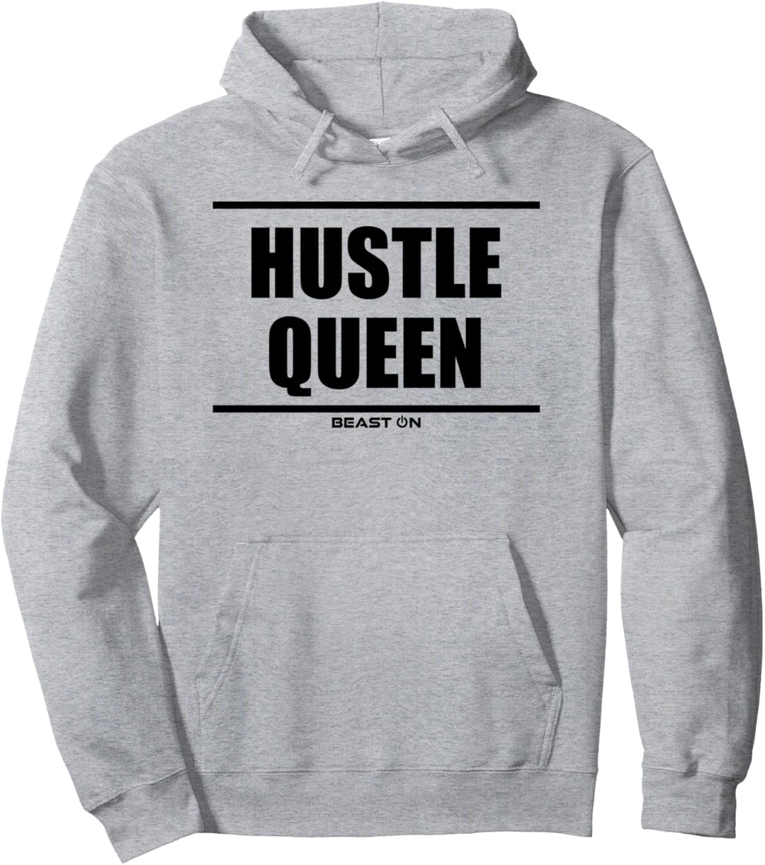Hustle Queen Fitness Motivation Gym Bodybuilding Workout Pullover Hoodie