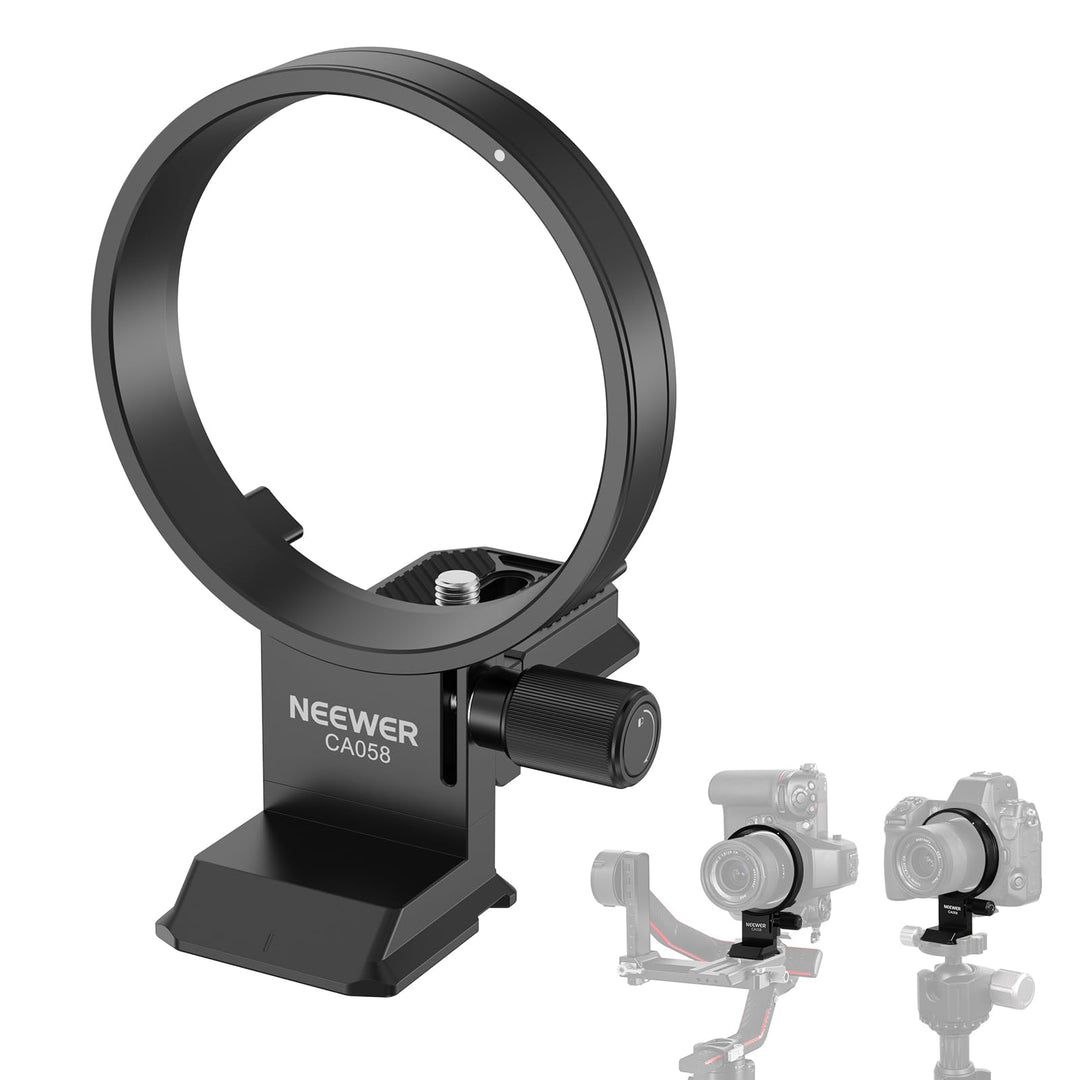 Neewer Drehbare Kragenhalterungsplatte für Nikon Z8 Z7 II Z6 II Z5 FTZ II Adapter, schnelle horizont