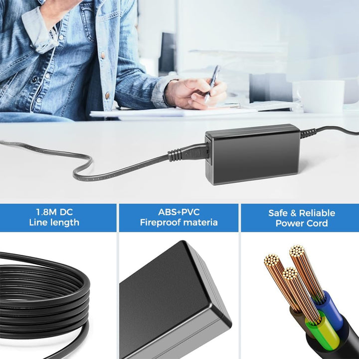 KFD 24V Ladegerät Ladekabel für Fangor F-506 F506 F-506US Wi-Fi 1080P Projektor, Harman Kardon Sabre