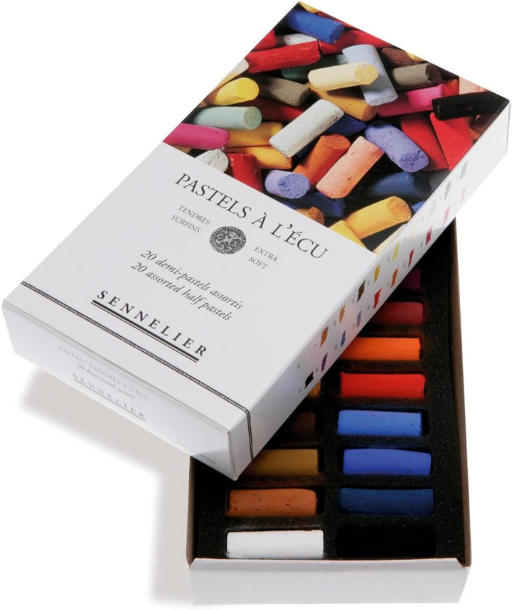 Sennelier Savoiroir-Brötchen Soft Pastels Half Stick Set 20/Pkg