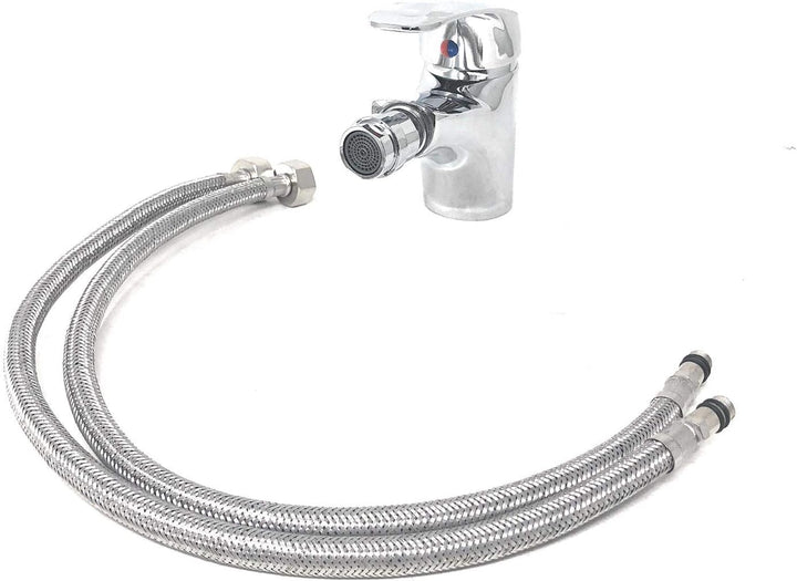 TEMPO DI SALDI Wasserhahn Mischbatterie Mit Messing Schlauch Mit Möbelkopf Für Bidet Waschbecken