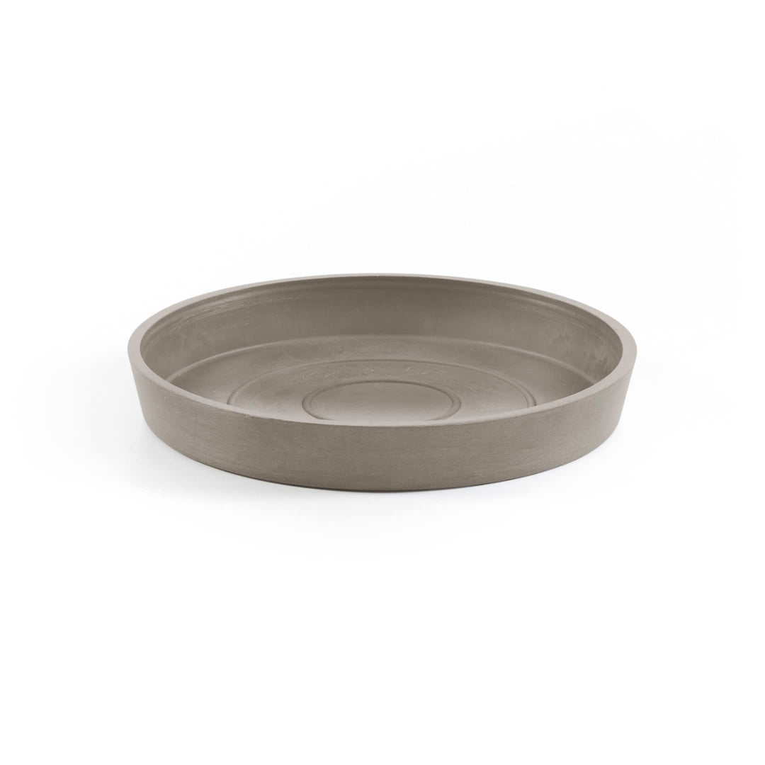 ECOPOTS Untersetzer für Blumentopf Amsterdam Braun Grau - Durchmesser Ø Aussen 15 cm/Innen 12 cm run