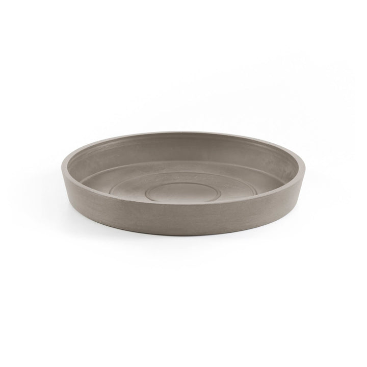 ECOPOTS Untersetzer für Blumentopf Amsterdam Braun Grau - Durchmesser Ø Aussen 15 cm/Innen 12 cm run