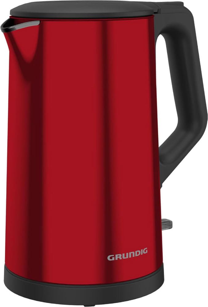 GRUNDIG WK8340 Wasserkocher Rot, 2150 W, 1,5 l Style 2024, Style 2024