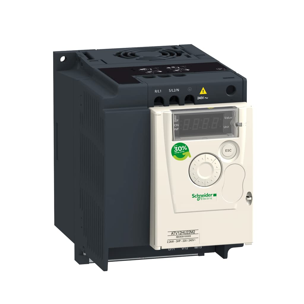 Schneider Electric Frequenzumrichter ATV12, 1,5kW, 2HP, 200-240V, 1-phasig, mit Kühlkörper, IP20 1,5