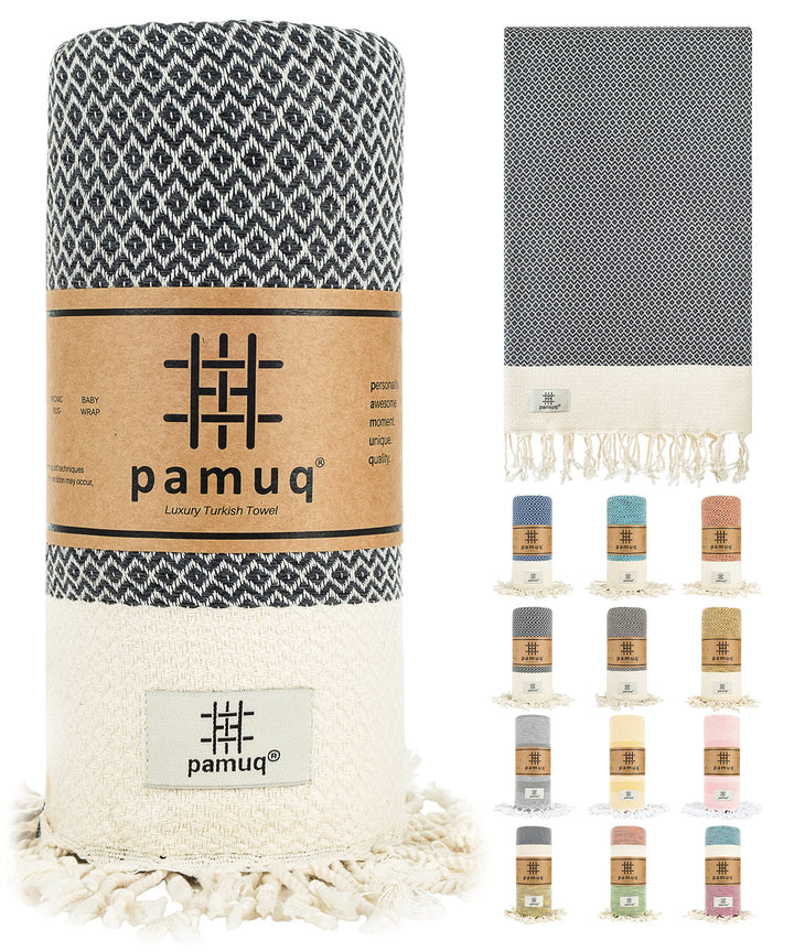 Strandtuch XXL Saunatuch Badetuch Hamamtuch Gross Baumwolle Duschtuch Pestemal Handtuch Fouta Pareo