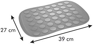 Tescoma 629426 Tappetino per macarons Backform, Silokon, Rot