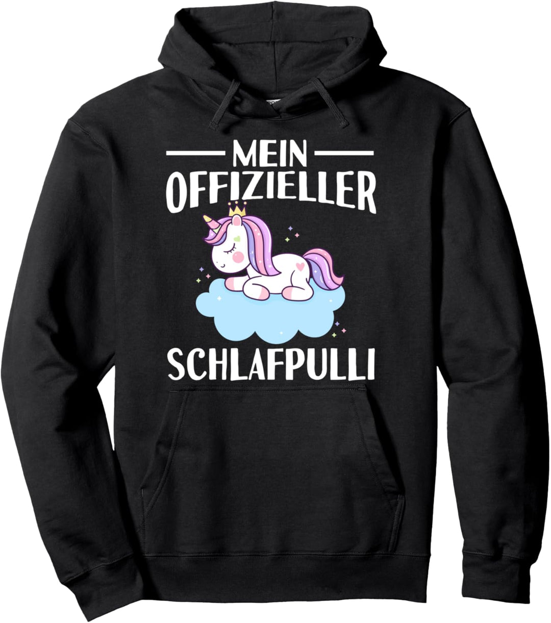 Offizieller Schlafpulli Schlafanzug Schlafpullover Einhorn Pullover Hoodie