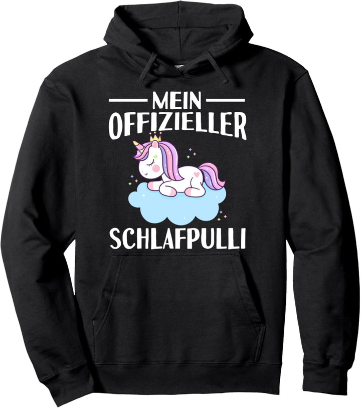 Offizieller Schlafpulli Schlafanzug Schlafpullover Einhorn Pullover Hoodie