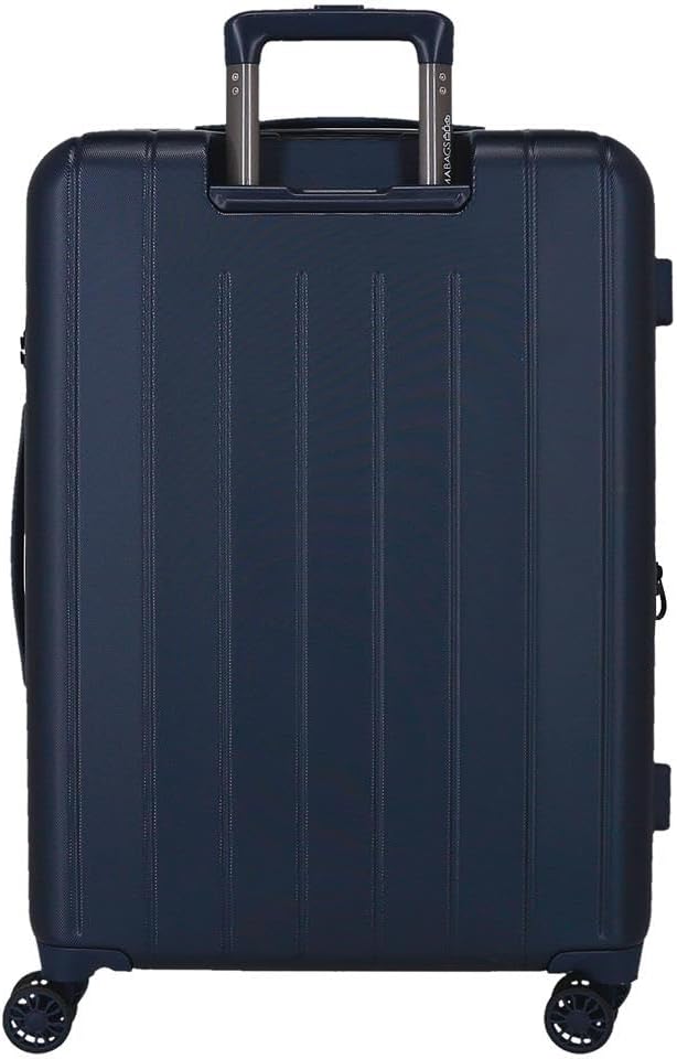 Movom Wood Kofferset Blau 55/70 cms Hartschalen ABS TSA-Schloss 119L 4 Doppelräder Handgepäck 2er-Ko